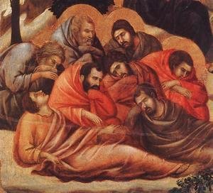 Duccio Di Buoninsegna - Agony in the Garden (detail 2) 1308-11