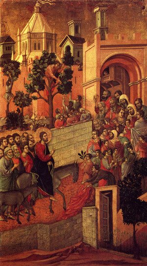 Duccio Di Buoninsegna - Maesta (Detail From The Maesta Alterpiece) (or Entry Into Jerusalem)