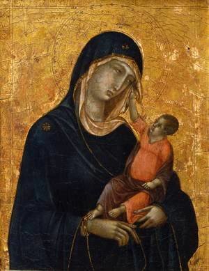 Duccio Di Buoninsegna - Virgin and Baby