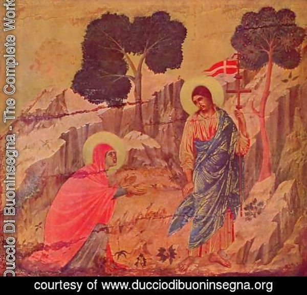 Duccio Di Buoninsegna - Christ appears Magdalena