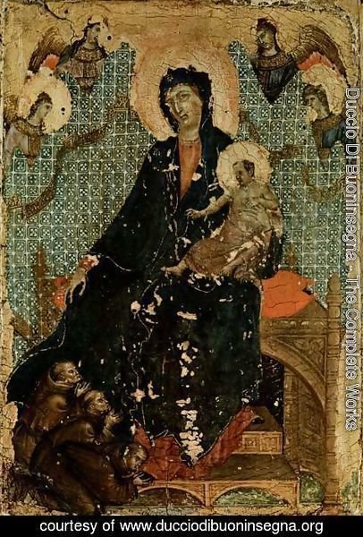 Duccio Di Buoninsegna - Madonna of the Franciscans c. 1300