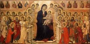 Duccio Di Buoninsegna - Maesta (Madonna with Angels and Saints) 1308-11