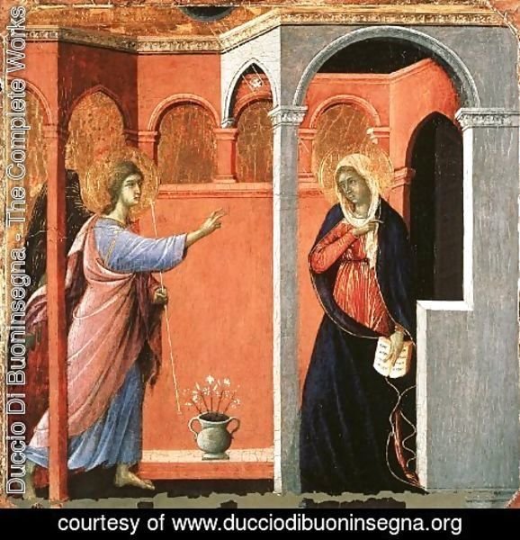 Duccio Di Buoninsegna - Annunciation 1308-11