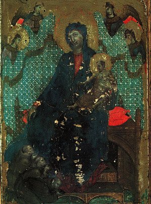 Duccio Di Buoninsegna - The Madonna of the Franciscans 1287-88
