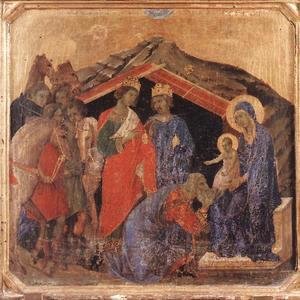 Duccio Di Buoninsegna - Adoration of the Magi 1308-11