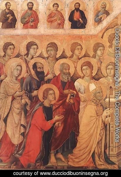 Duccio Di Buoninsegna - Maesta (detail 2) 1308-11