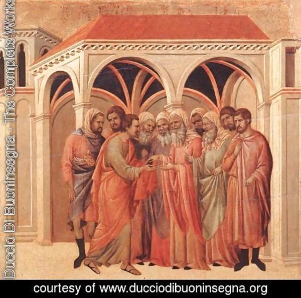 Duccio Di Buoninsegna - Pact of Judas 1308-11