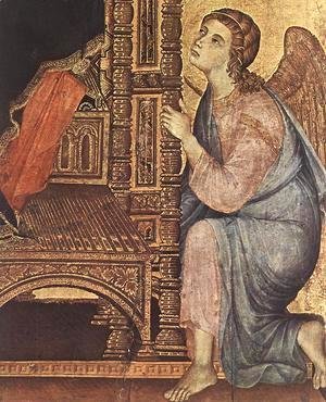 Duccio Di Buoninsegna - Rucellai Madonna (detail 3) 1285