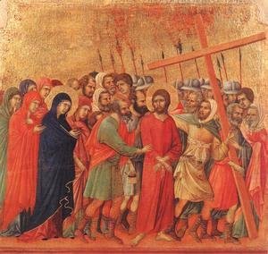 Duccio Di Buoninsegna - Way to Calvary 1308-11