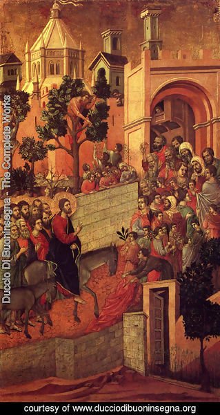 Duccio Di Buoninsegna - Maesta (Detail From The Maesta Alterpiece) (or Entry Into Jerusalem)