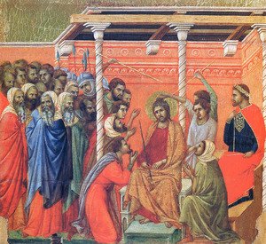 Duccio Di Buoninsegna - Mockery of Christ