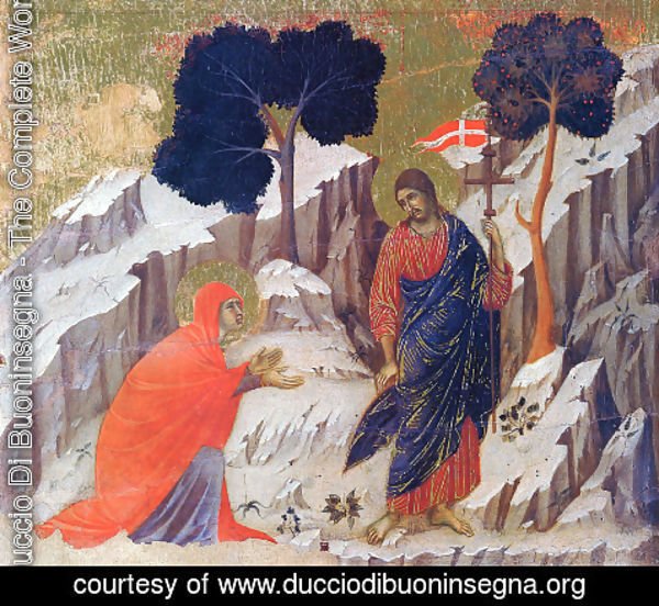 Duccio Di Buoninsegna - Christ Appearing to Mary