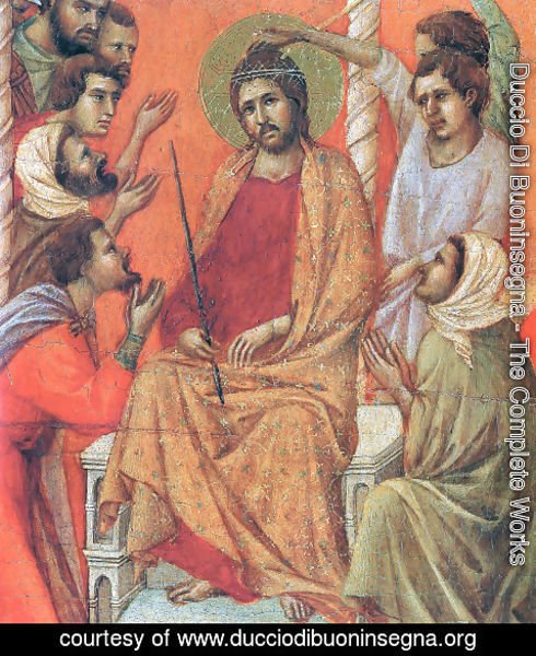 Duccio Di Buoninsegna - Mockery of Christ (Fragment)