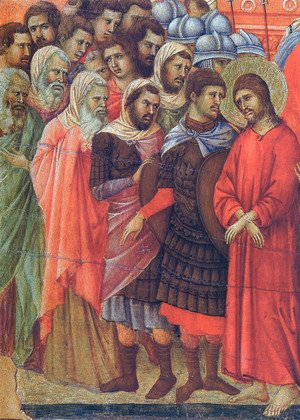 Duccio Di Buoninsegna - Pilate washes his hands