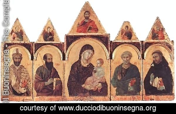 Duccio Di Buoninsegna - Polyptych No. 28, 1300-05
