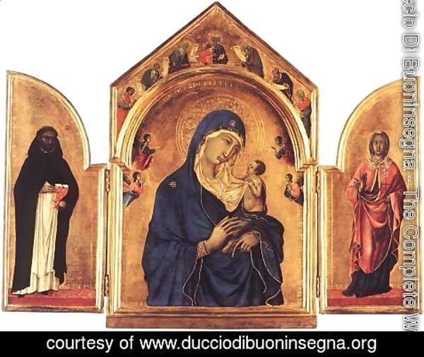 Duccio Di Buoninsegna - Triptych 1300-05