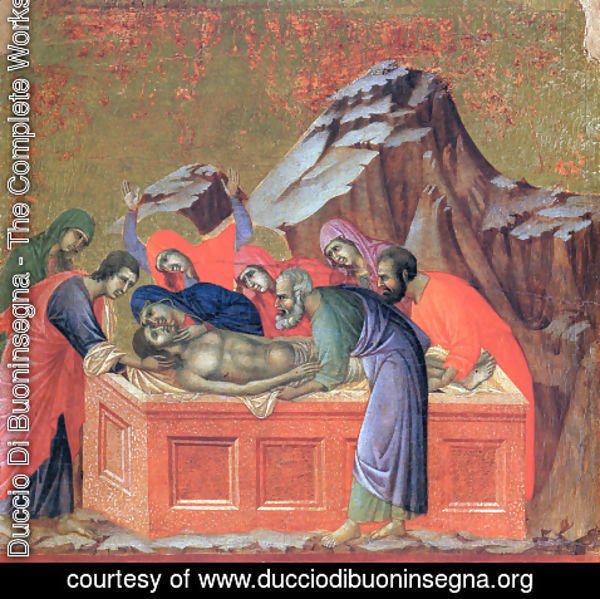 Duccio Di Buoninsegna - Burial of Christ 1308-11