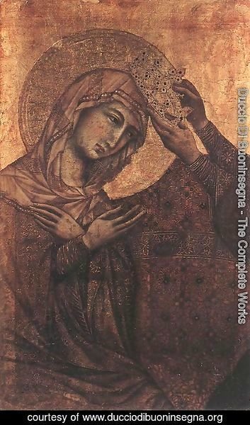 Duccio Di Buoninsegna - Coronation of the Virgin 1308-11