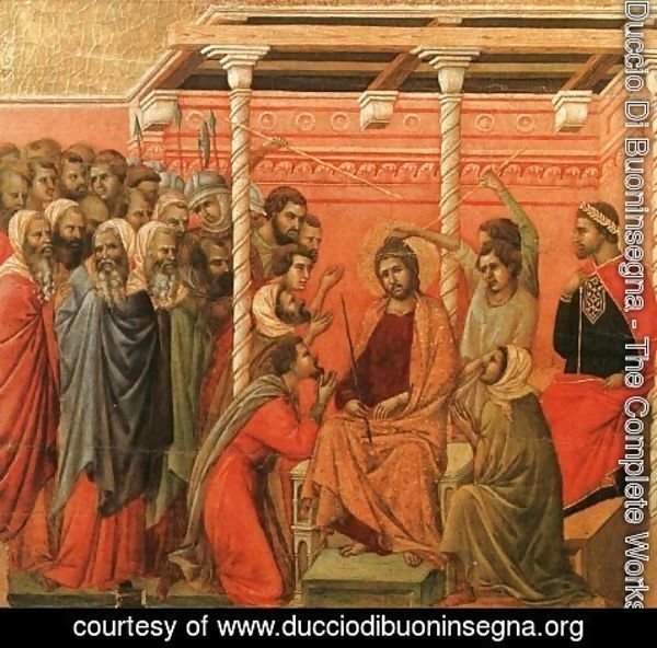 Duccio Di Buoninsegna - Crown of Thorns 1308-11