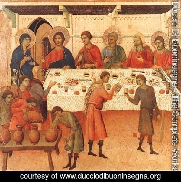 Duccio Di Buoninsegna - Wedding at Cana 1308-11