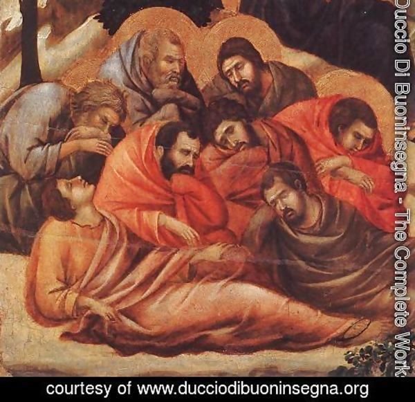 Duccio Di Buoninsegna - Agony in the Garden (detail 2) 1308-11