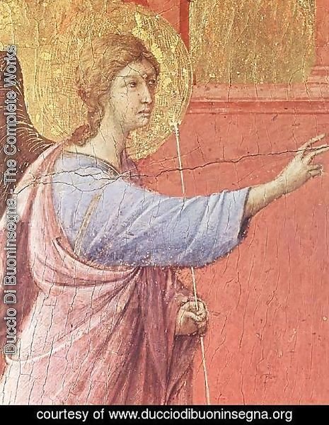 Duccio Di Buoninsegna - Annunciation (detail) 1308-11