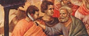 Duccio Di Buoninsegna - Christ Taken Prisoner (detail 2) 1308-11
