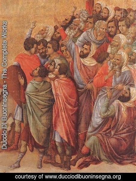Duccio Di Buoninsegna - Crucifix (detail 2) 1308-11
