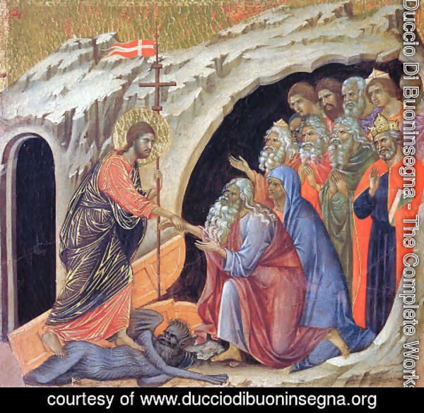Duccio Di Buoninsegna - Descent to Hell 1308-11