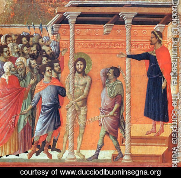 Duccio Di Buoninsegna - Flagellation 1308-11