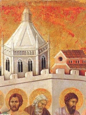 Duccio Di Buoninsegna - Funeral (detail) 1308-11