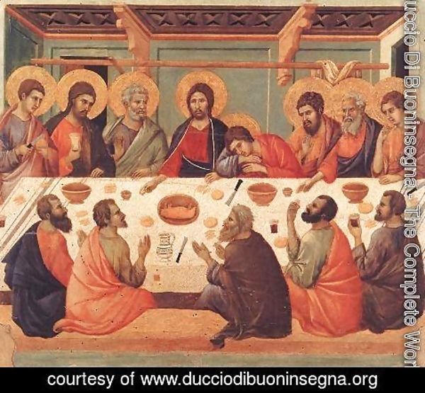 Duccio Di Buoninsegna - Last Supper 1308-11