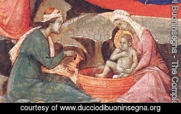 Duccio Di Buoninsegna - Nativity (detail) 1308-11
