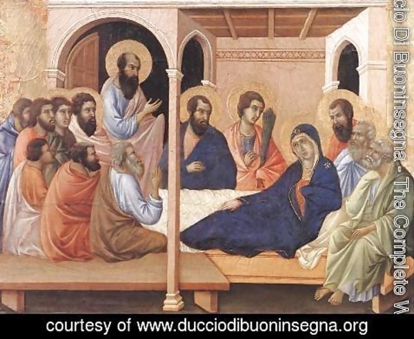 Duccio Di Buoninsegna - Parting from the Apostles 1308-11