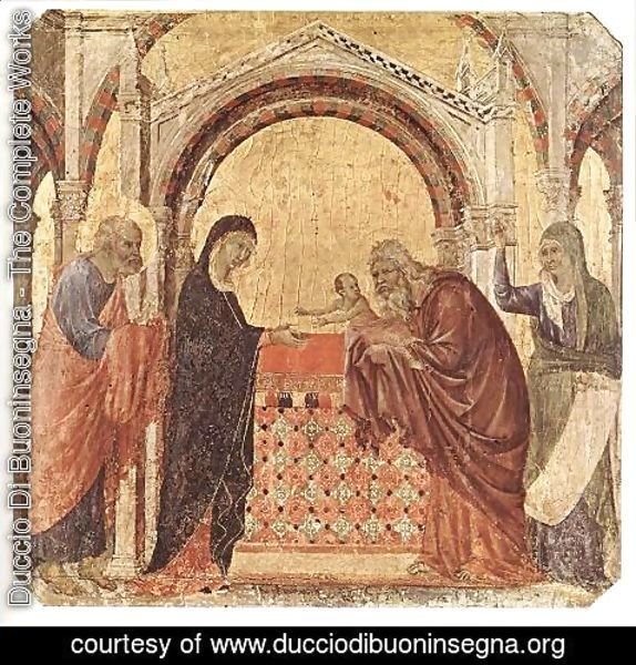 Duccio Di Buoninsegna - Presentation in the Temple 1308-11