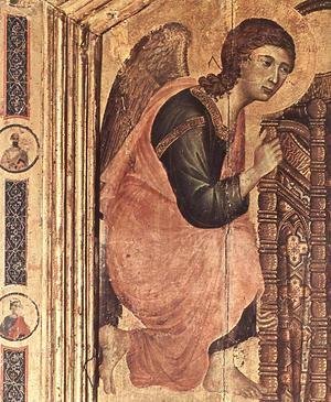 Duccio Di Buoninsegna - Rucellai Madonna (detail 2) 1285