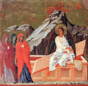Duccio Di Buoninsegna - The Three Marys at the Tomb 1308-11