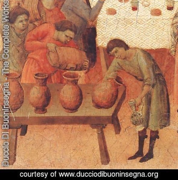 Duccio Di Buoninsegna - Wedding at Cana (detail) 1308-11